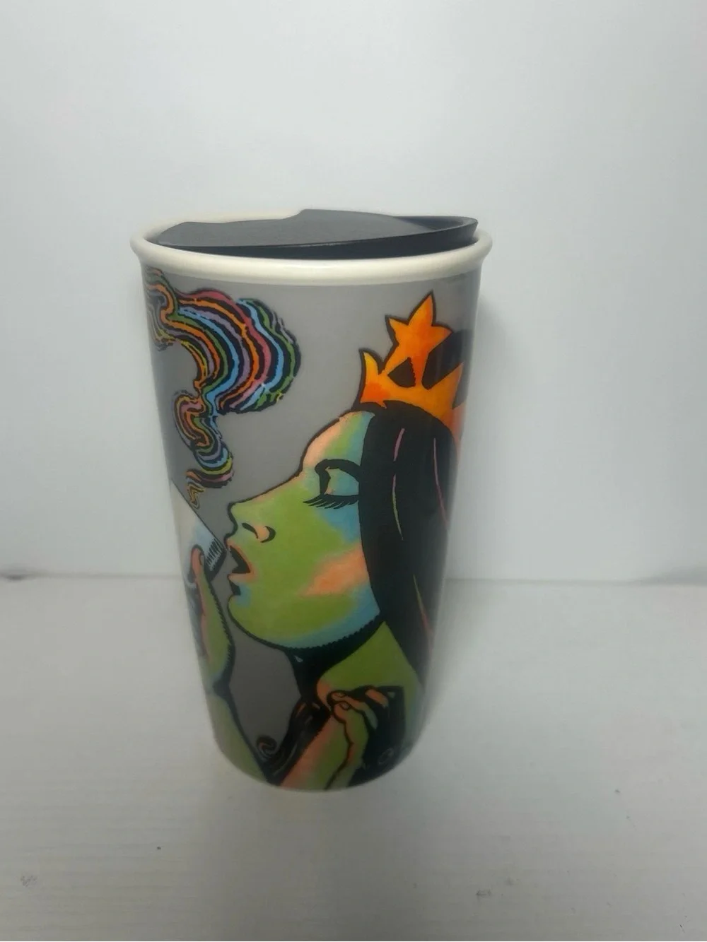 Colorful Starbucks Travel Mug